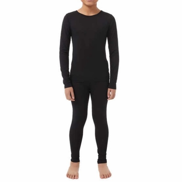 32 Degrees Kid's long John winter layer Heat
Set black size small shirt and pant - Picture 3 of 12